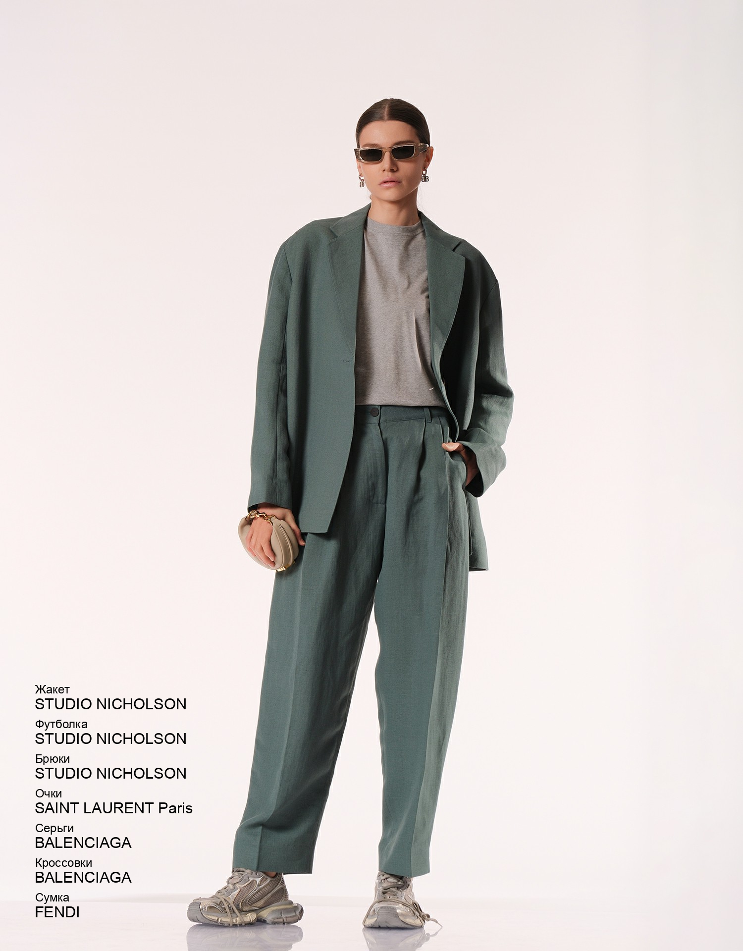 SAINT LAURENT Paris Очки look