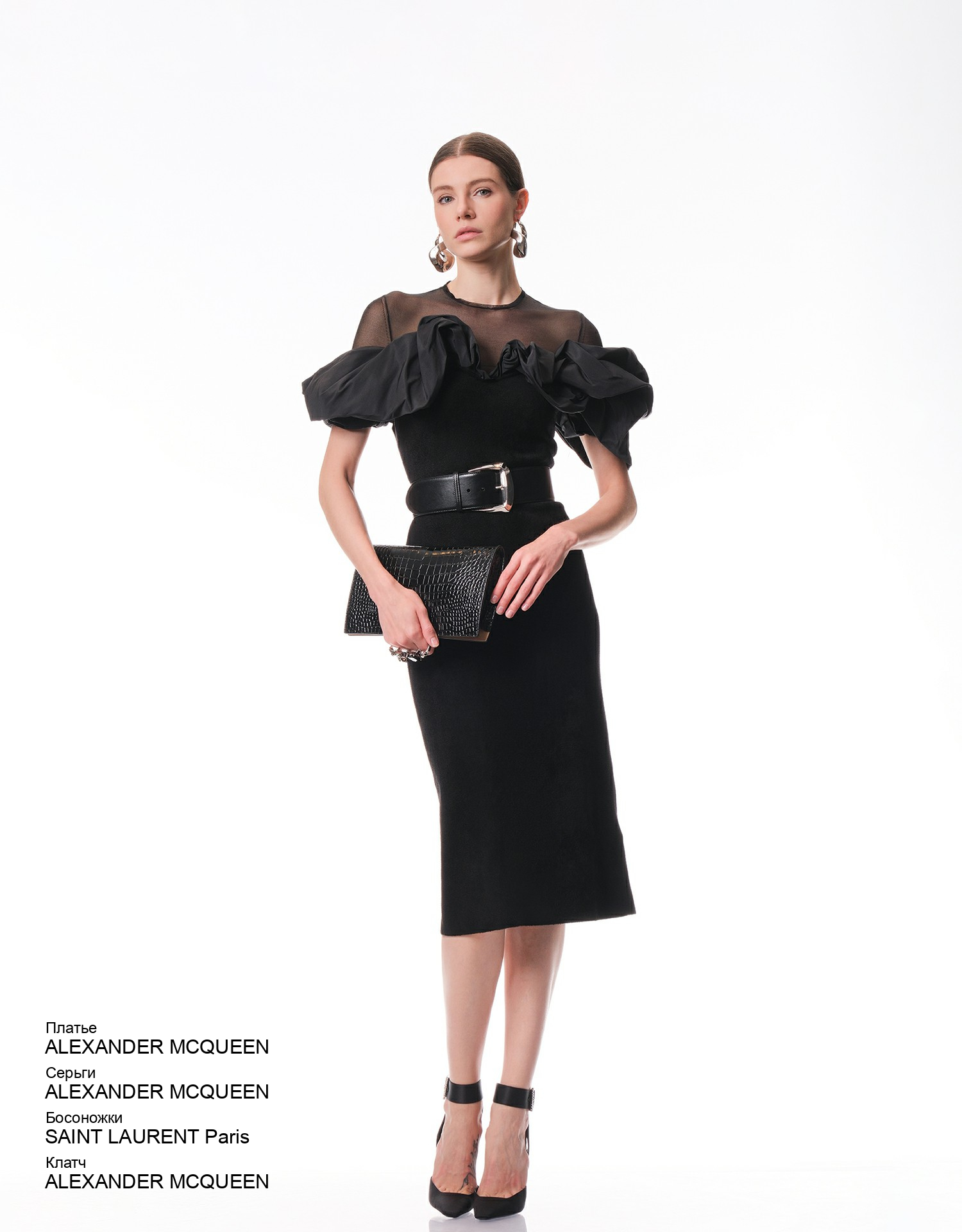 SAINT LAURENT Paris Босоножки look