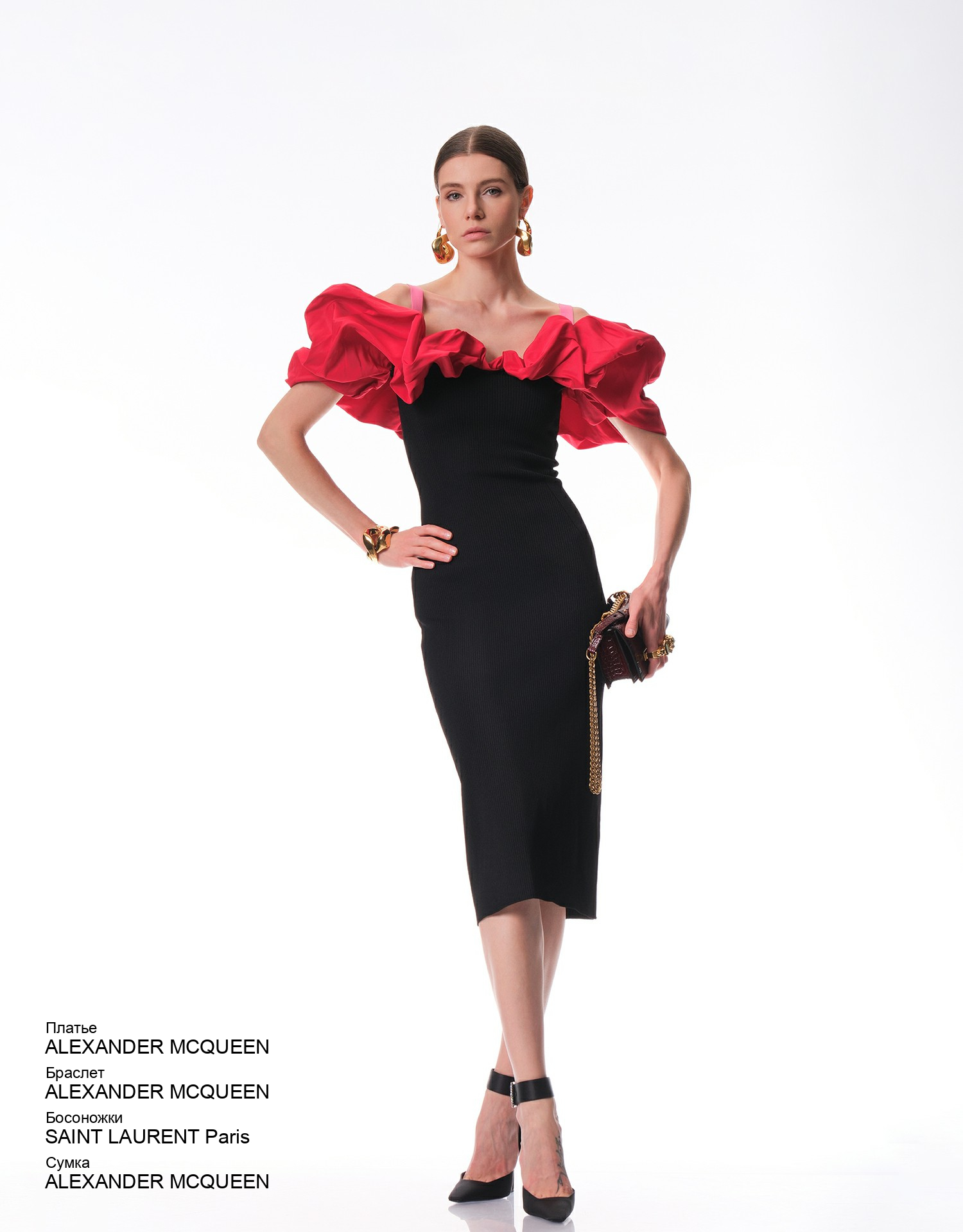 SAINT LAURENT Paris Босоножки look