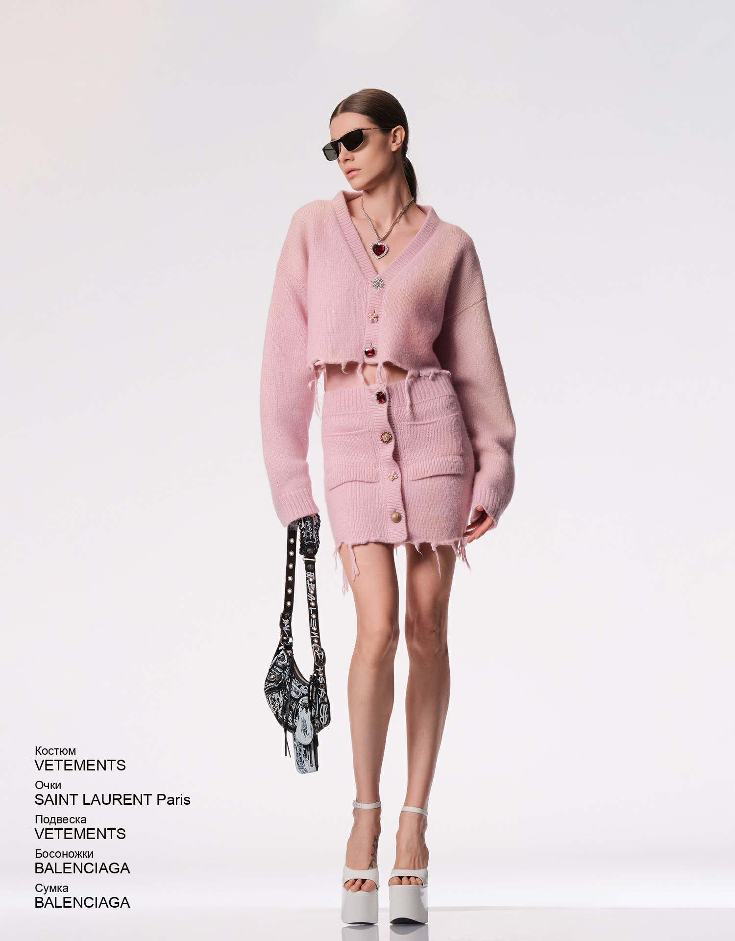 SAINT LAURENT Paris Очки look