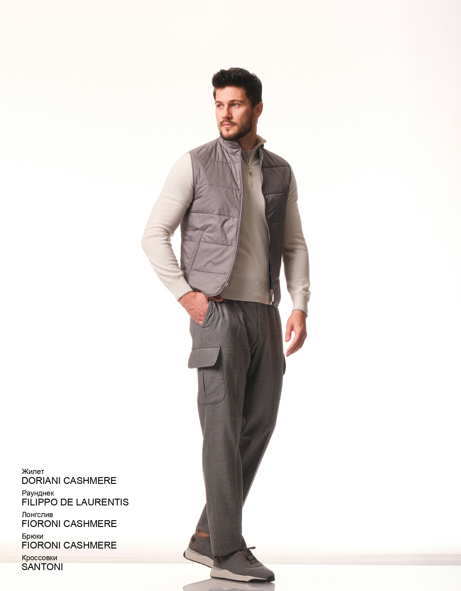 FILIPPO DE LAURENTIIS Раунднек look