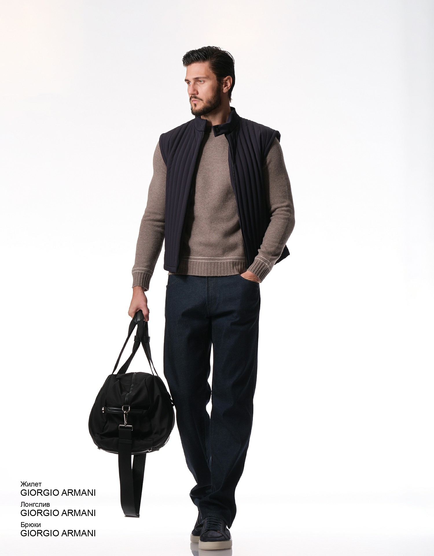 GIORGIO ARMANI Брюки look