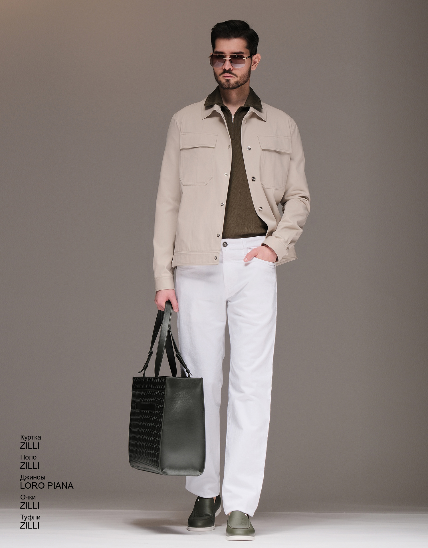 LORO PIANA Джинсы look