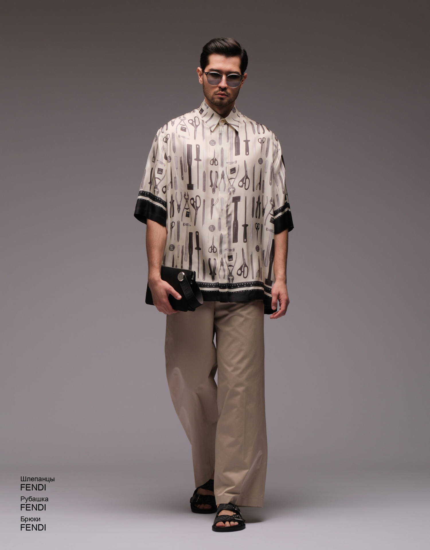 FENDI Шлепанцы look