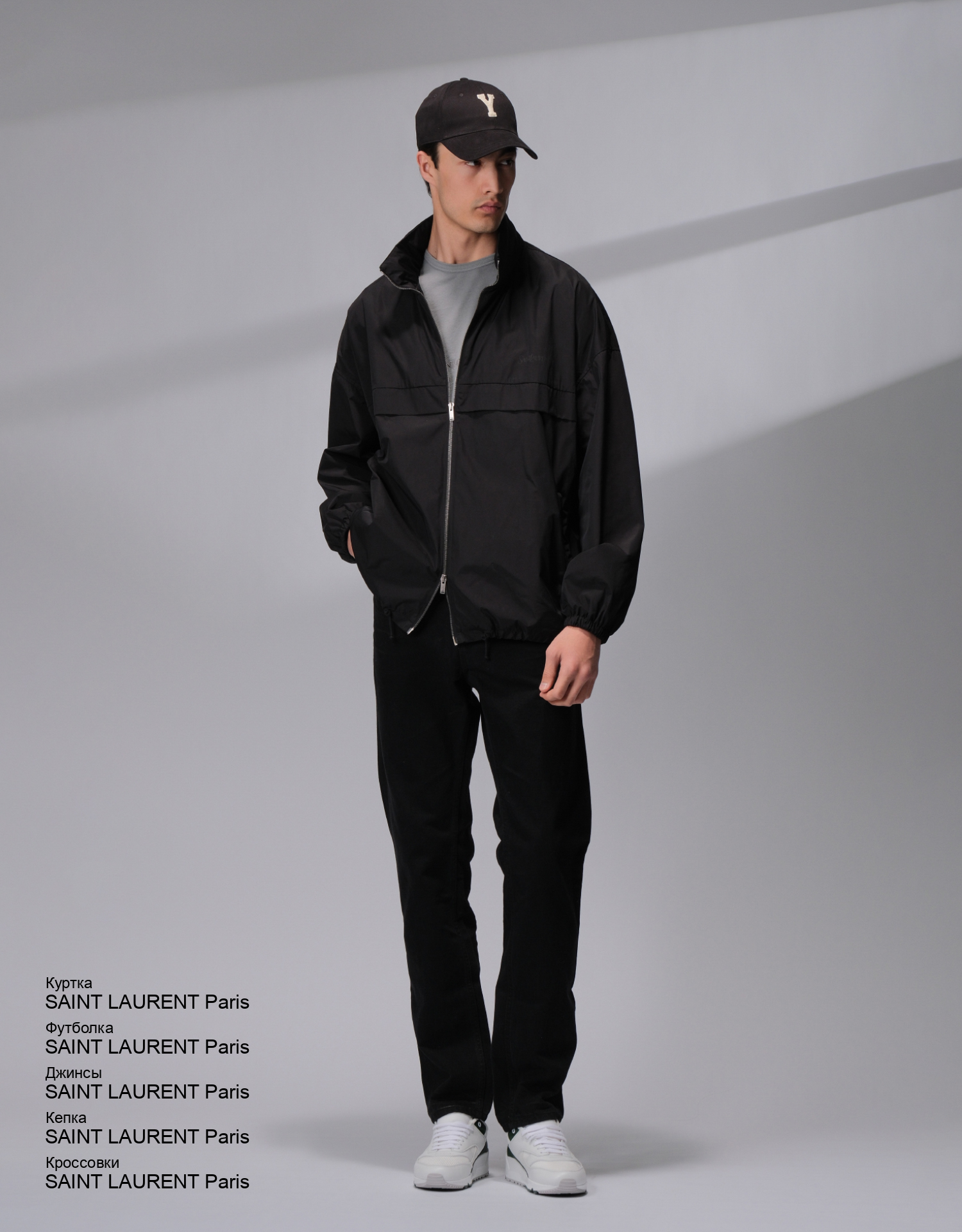 SAINT LAURENT Paris Футболка look