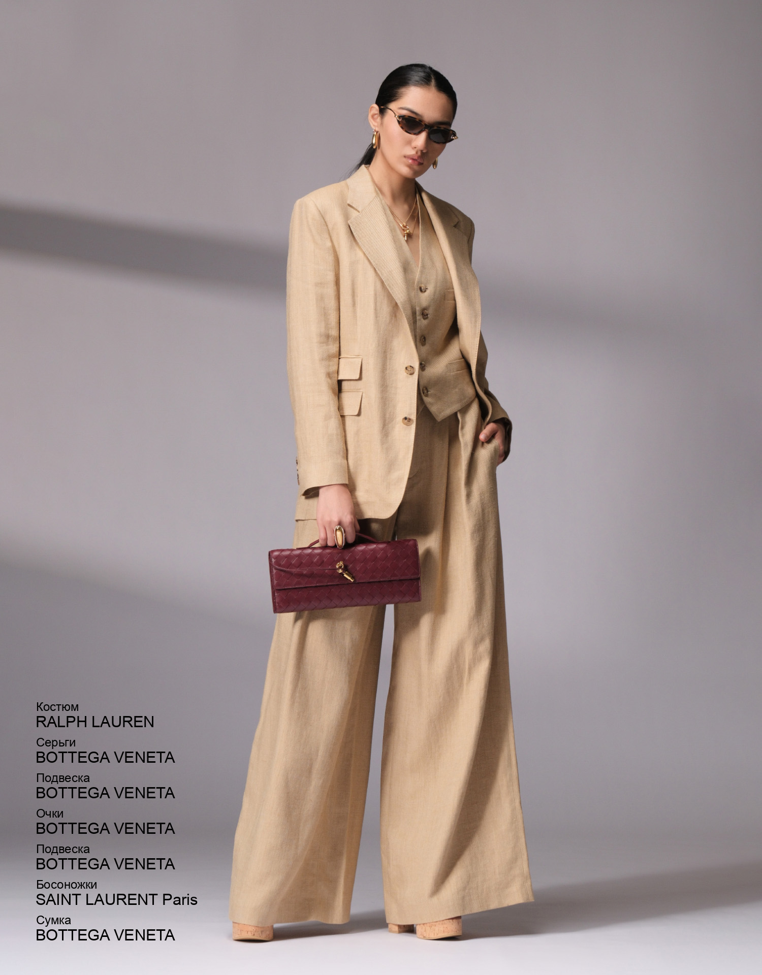 SAINT LAURENT Paris Босоножки look