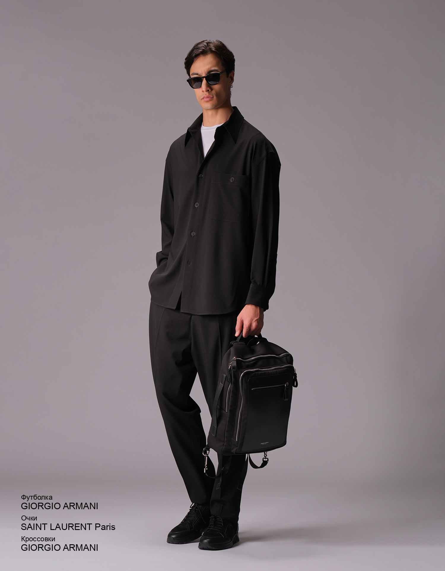 GIORGIO ARMANI Кроссовки look