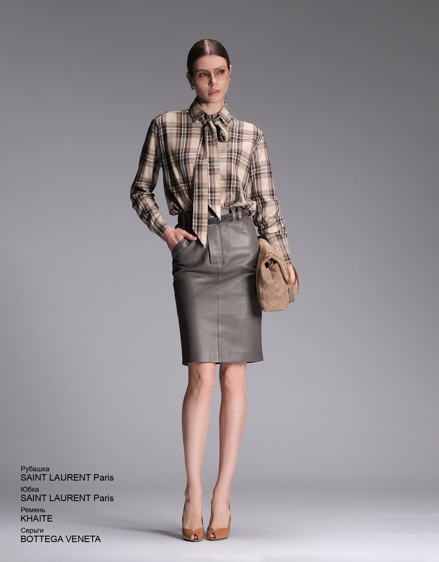 SAINT LAURENT Paris Босоножки look