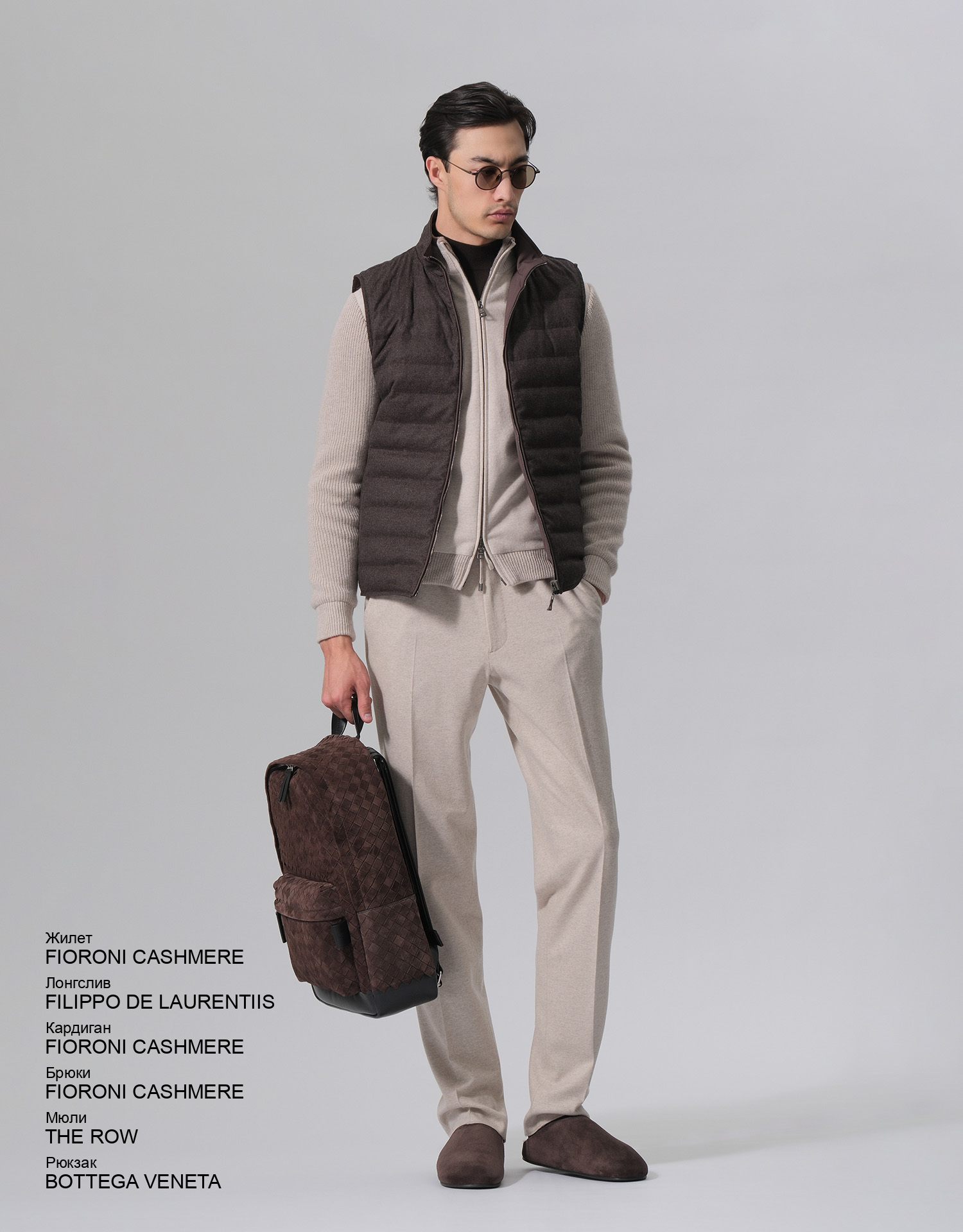 FIORONI CASHMERE Жилет look