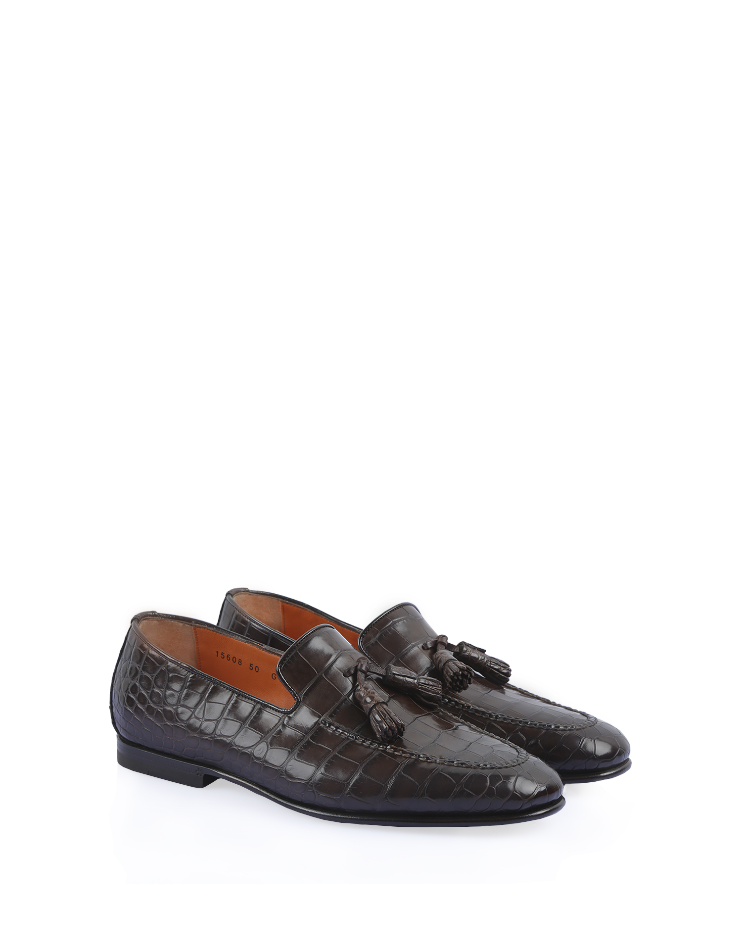 Купить лоферы из крокодиловой кожи SANTONI в Ташкенте | Glamour Boutique