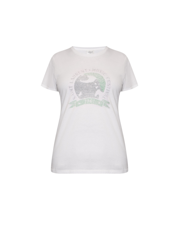 SAINT LAURENT Paris Футболка 42803