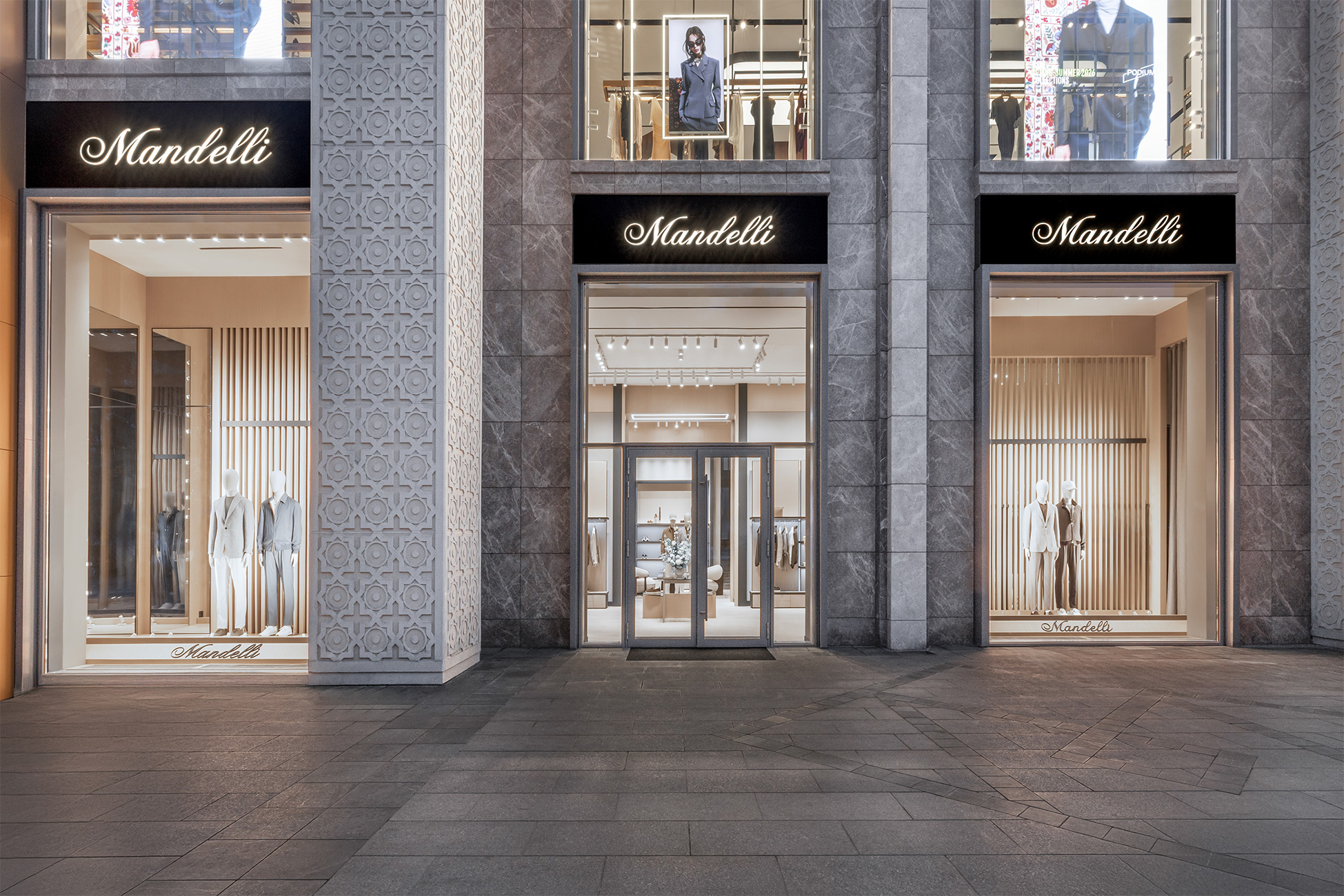 Glamour Avenue Открытие бутика Mandelli